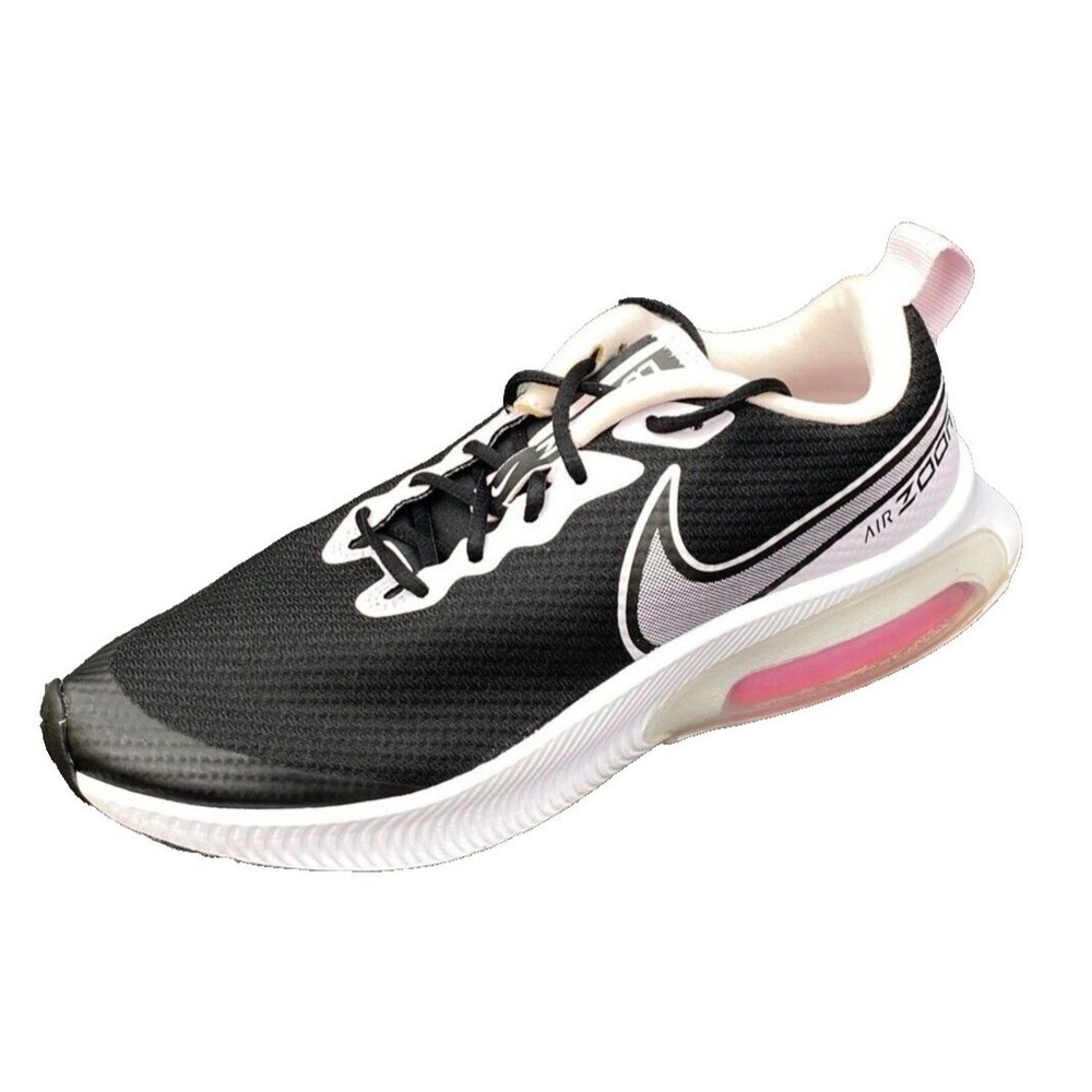 Nike Shoes Kids Size 4Y Air Zoom Arcadia Sneakers Running Black Pink CK0715-008